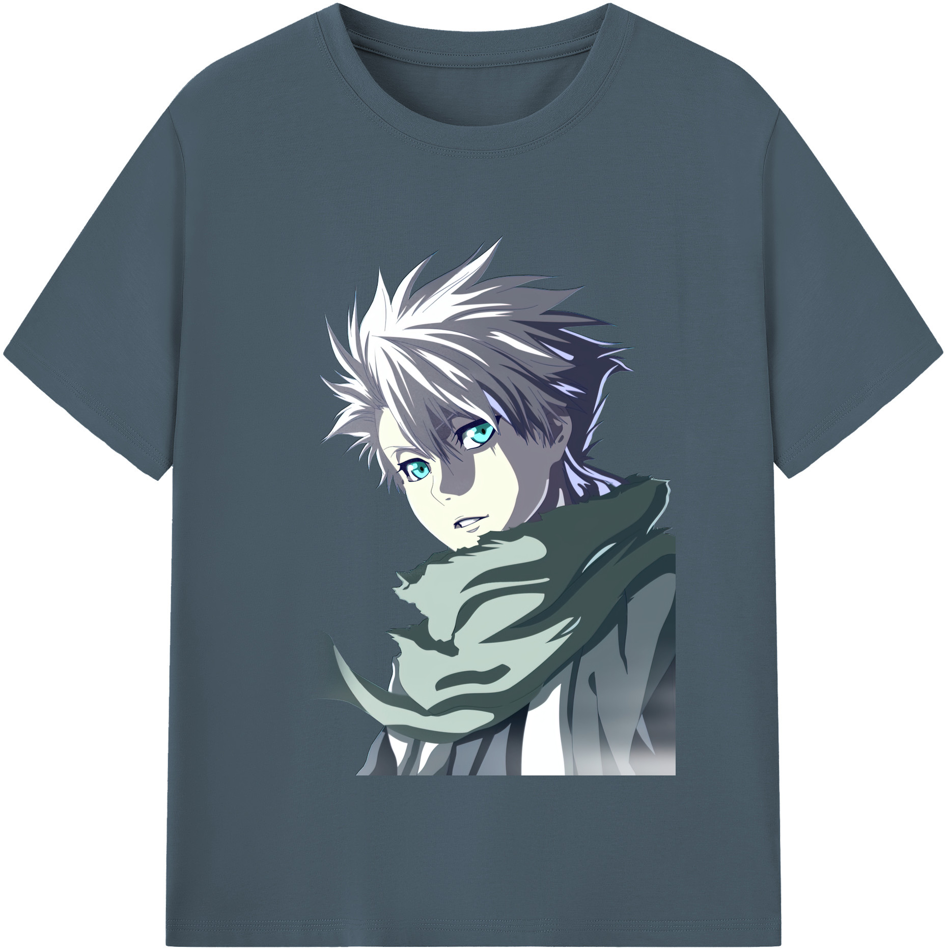 （画像用） ブリーチ 日番谷冬獅郎（ひつがや とうしろう） BLEACH Hitsugaya Toushirou 綿100％半袖Tシャツ（フロントプリント）